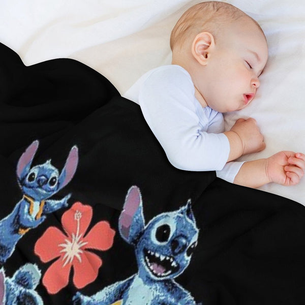 Lilo & Stitch Live-Action Movie Tropical Aloha Stitch Versatility Throw Blanket