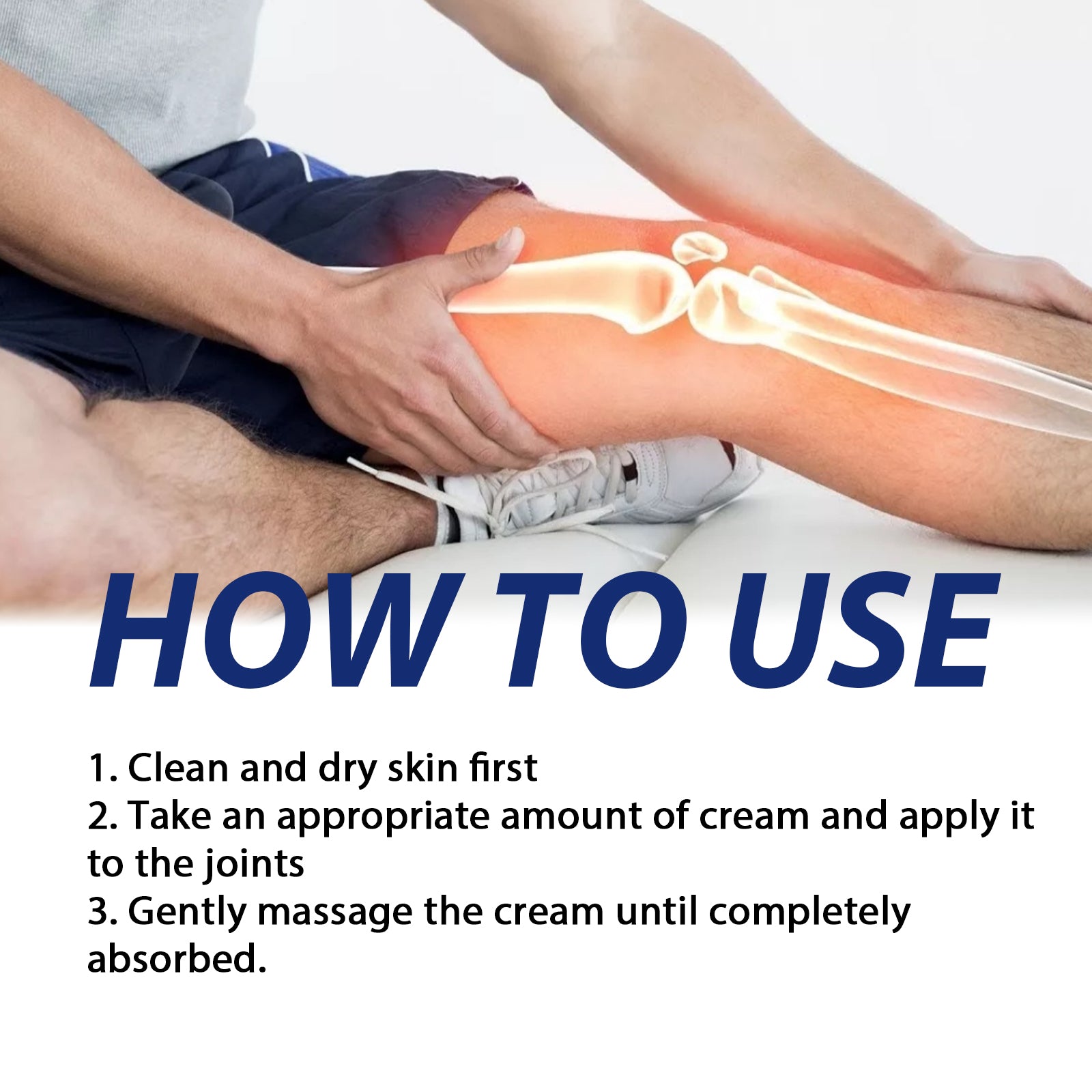 Gelenk-Und Knochentherapie Creme, Body Care Massage Cream For Sore Wrist And Knee Muscles