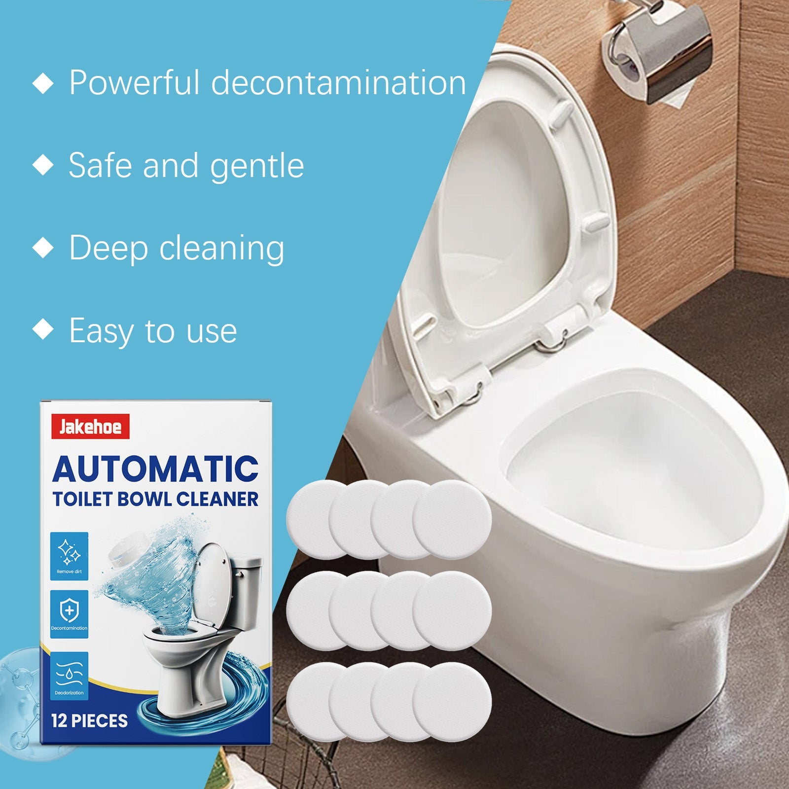 Toilet Decontamination Effervescent Tablet Decontamination Urine Stain Toilet Decontamination Deodorant Toilet Decontamination Effervescent Tablet