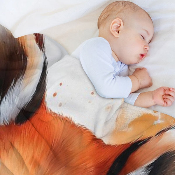 Red Panda - MY ZOO Collection Wrinkle-free Throw Blanket
