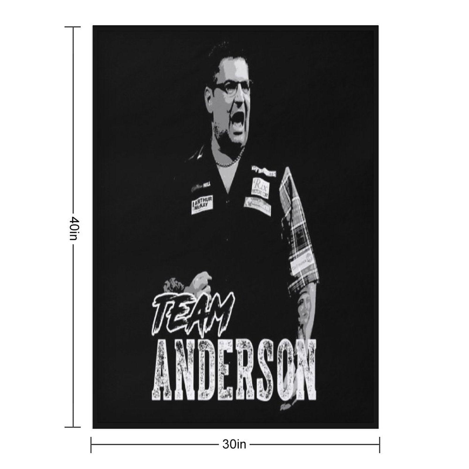 Gary Anderson PDC 2022 Throw Blanket