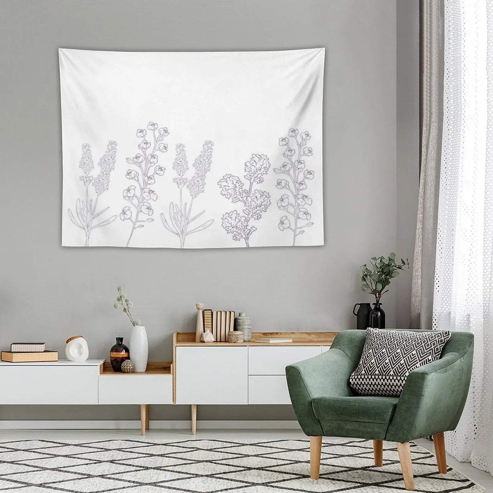Flowers Tapestry