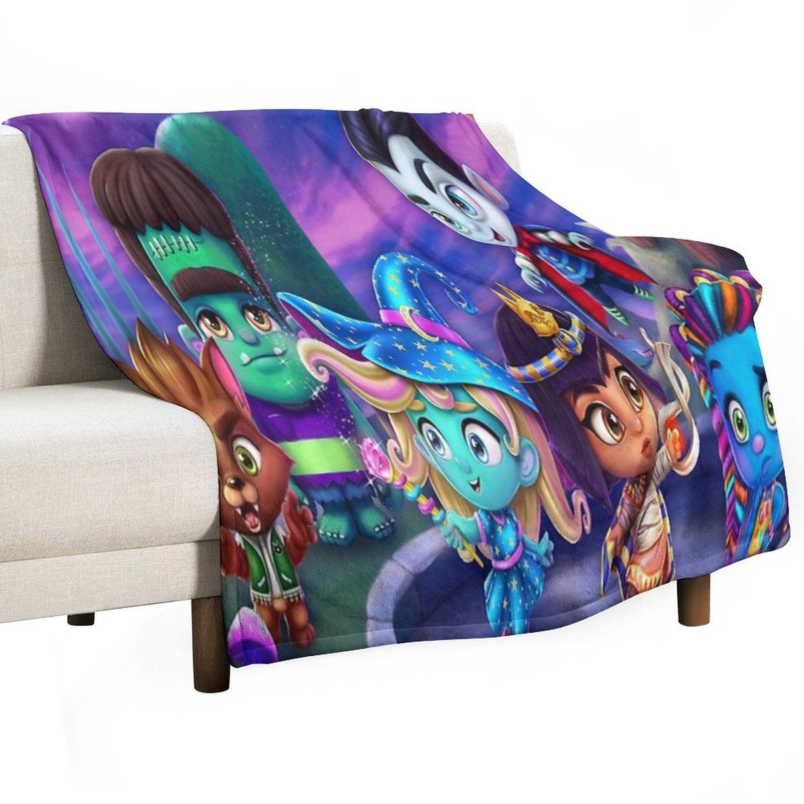 Super Monsters Throw Blanket