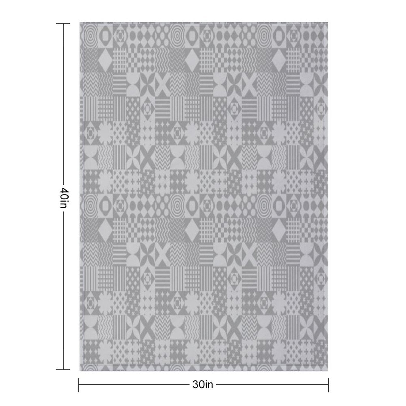 Patchwork Patterns Multi-functional Throw Blanket