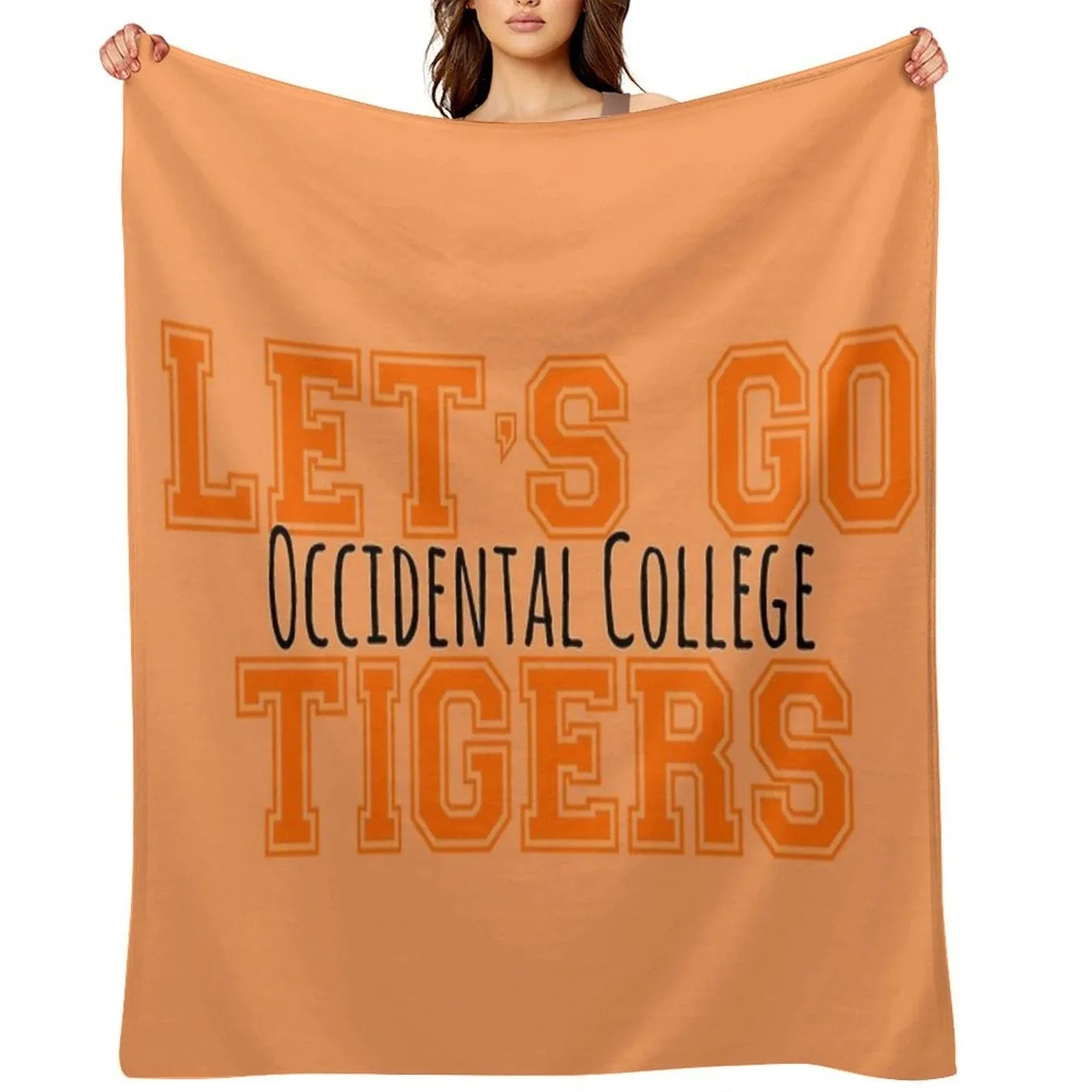 Occidental College Throw Blanket