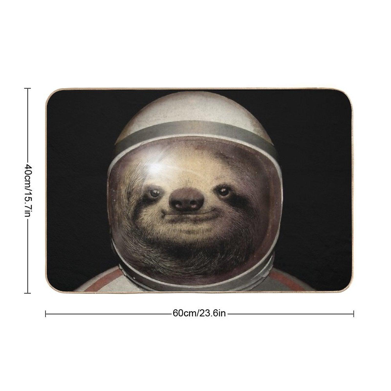 Space Sloth Bath Mat