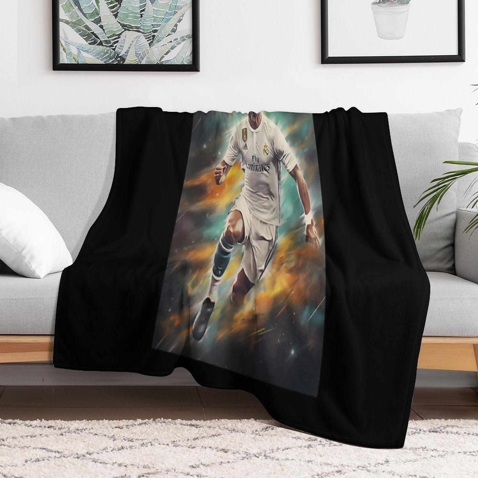 Cristiano Ronaldo Star Throw Blanket