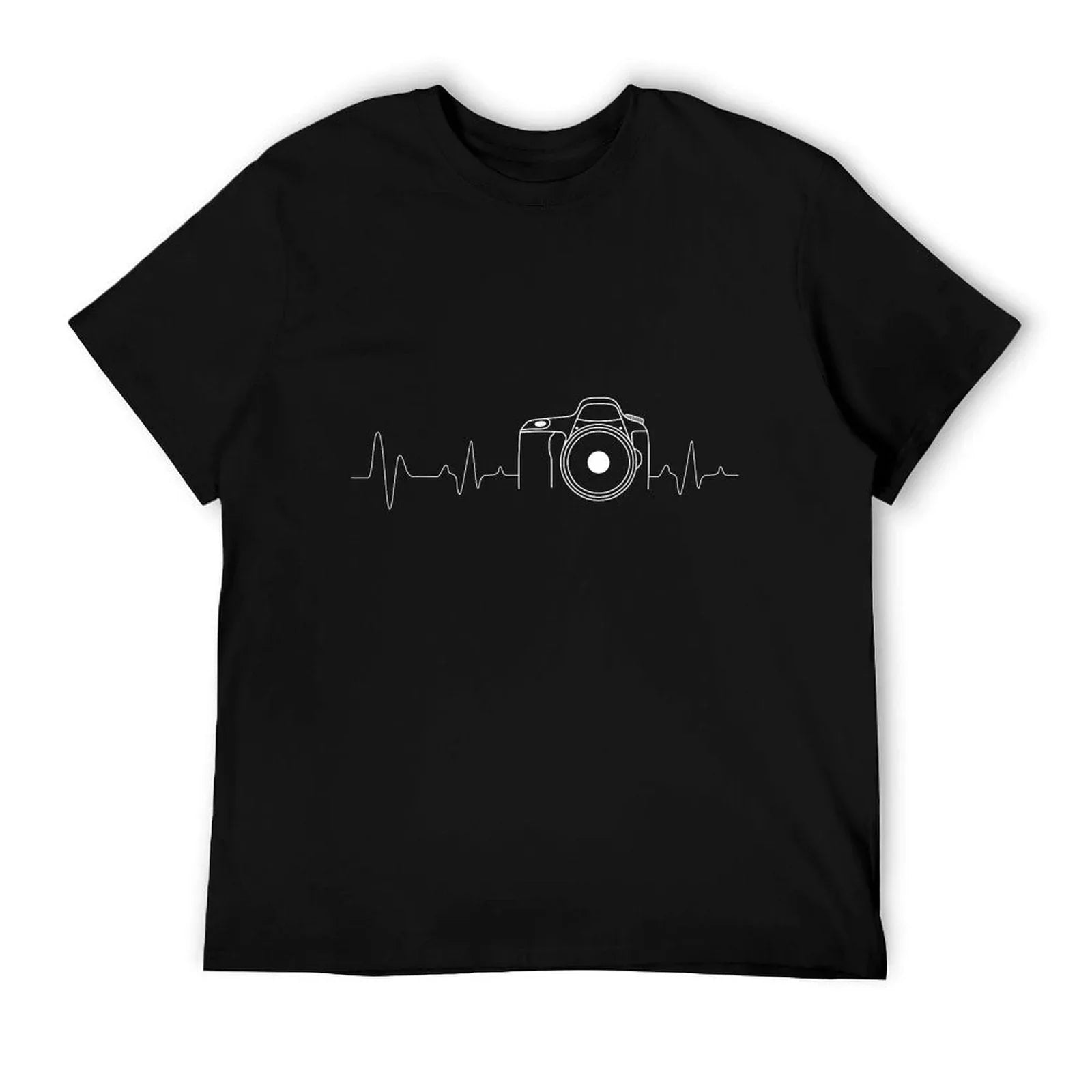 Photographer Gift Idea HeartBeat Photography Camera T-Shirt