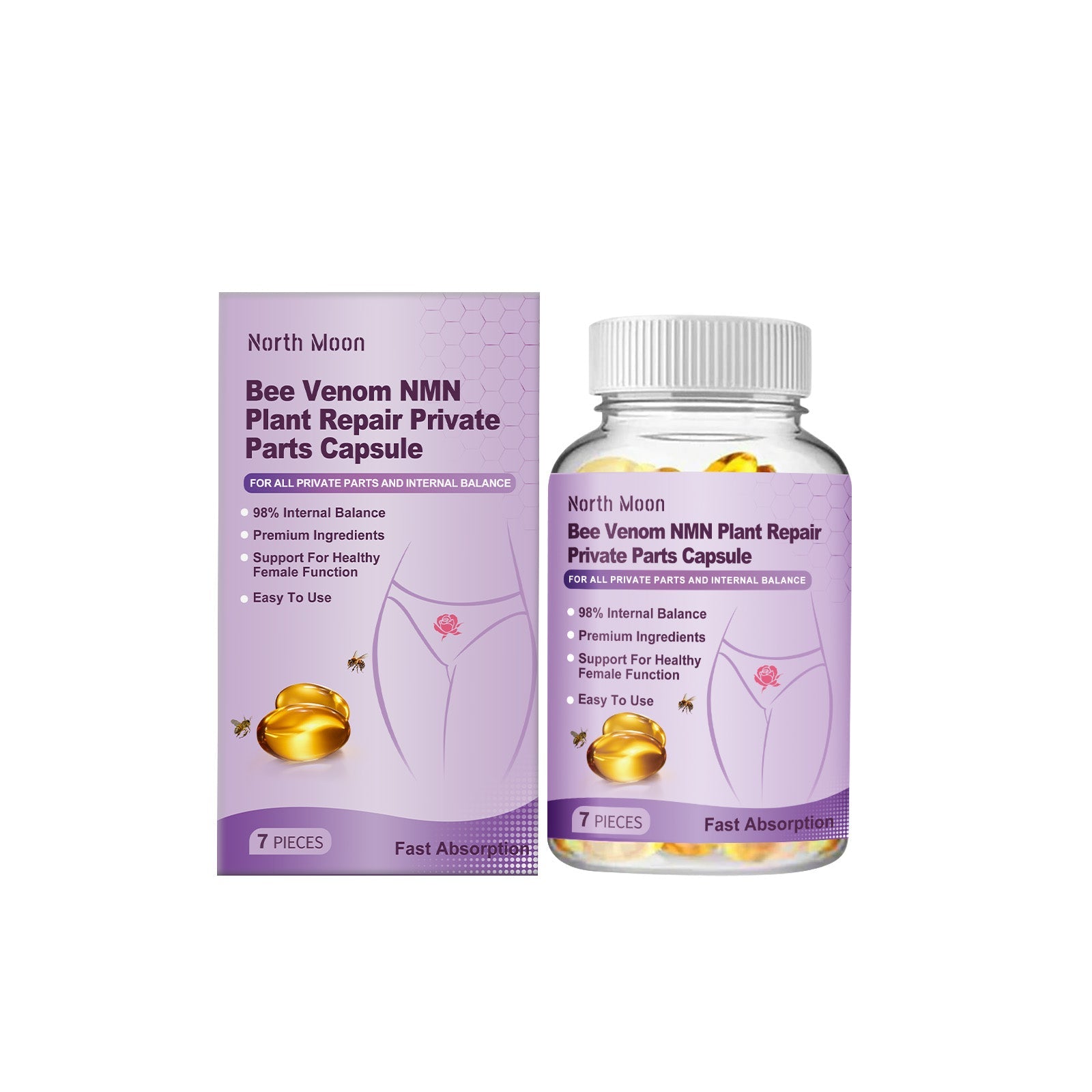 Women's Body Care Capsules Gently Moisturize The Body And Skin, Firm And Balance Care