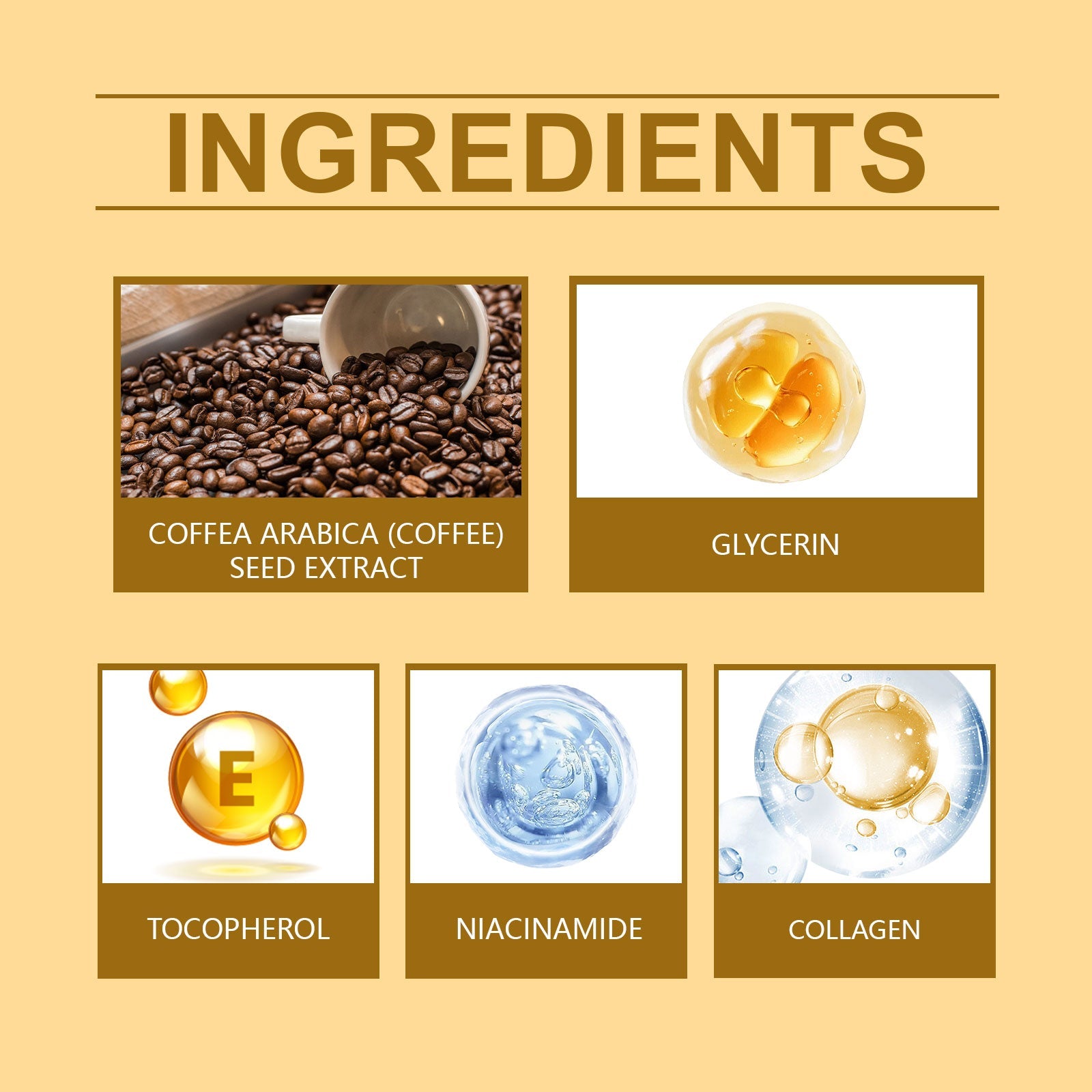 Caffeine Eye Cream Moisturizes The Skin Around The Eyes, Hydrates, Restores, Nourishing And Firming Eye Care Cream