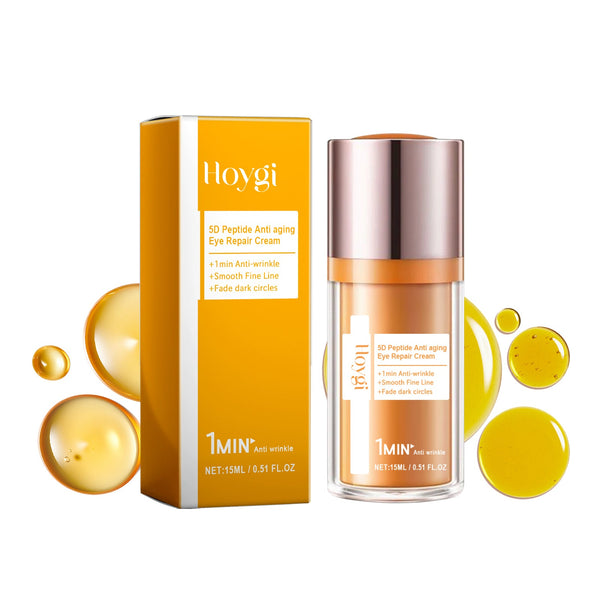 5d Peptide Anti-Wrinkle Eye Repair Cream, Fade Fine Lines Crow's Feet Firming And Smoothing Skin Moisturizing Eye Cream