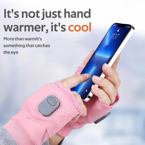 1 Pair of Rechargeable Winter Heated Gloves. USB-powered, great for outdoor activities like cycling, skiing, and motorcycling. - Gifts for You 'n Me