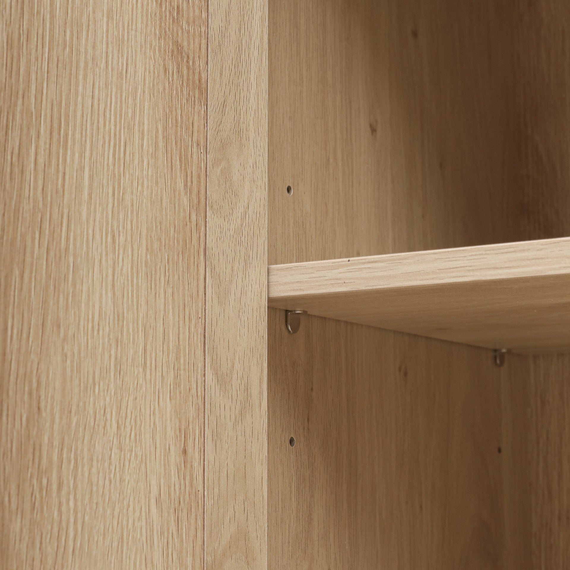 4 Door Accent Cabinet Sideboard Buffet Storage Cabinet with Adjustable Shelf for Entryway Living Room Bedroom