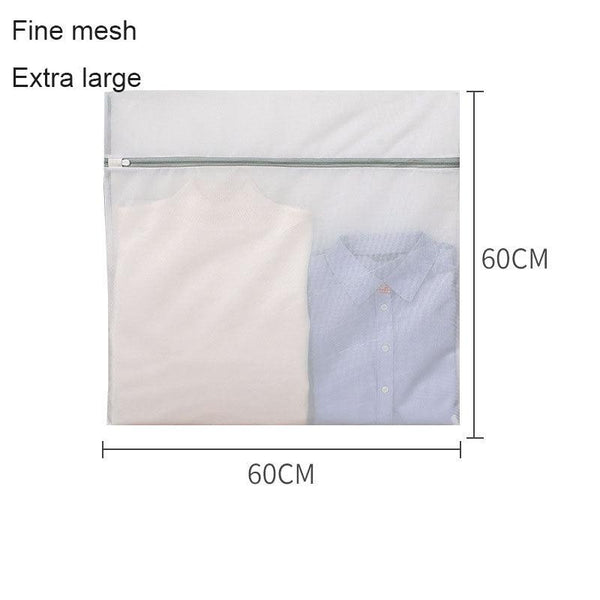 Gray laundry bag, thick and thin mesh bag, laundry for household underwear, and protective bag