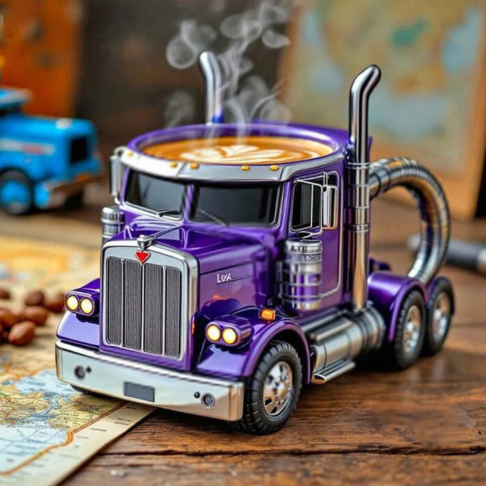 Semi Truck Coffee Mugs Handmade Home Semi Truck Coffee Cup Mugs