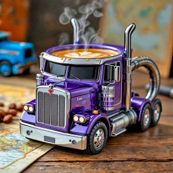 Semi Truck Coffee Mugs Handmade Home Semi Truck Coffee Cup Mugs
