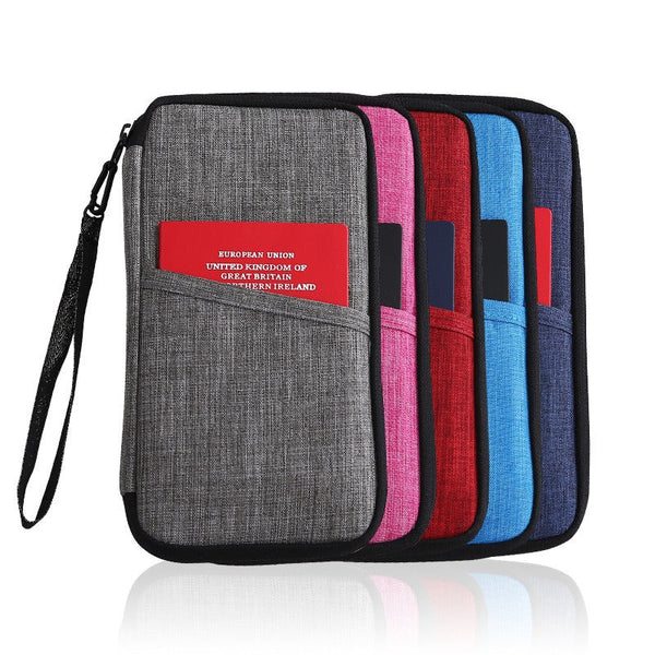 Travel Passport Purse Multifunction Credit Card Package Travel Accessories Storage Bag Waterproof Portable Card Package