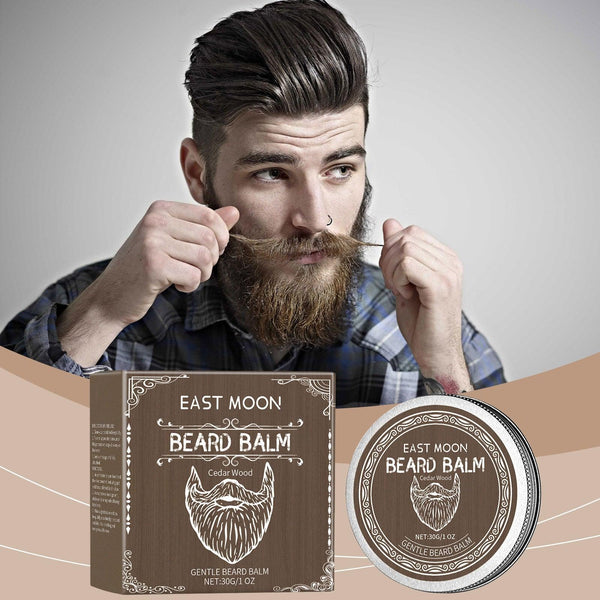 Cedar Wood Beard Care Wax Men's Beard Cedar Wood Care Cream Nourishes And Strengthens Beard