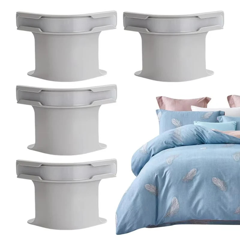 4Pcs Bed Corner Sheet Grippers Straps Heavy Duty Mattress Straps for All Sheet Sizes, Non-Slip Sheet Holders Secure Bed Sheets