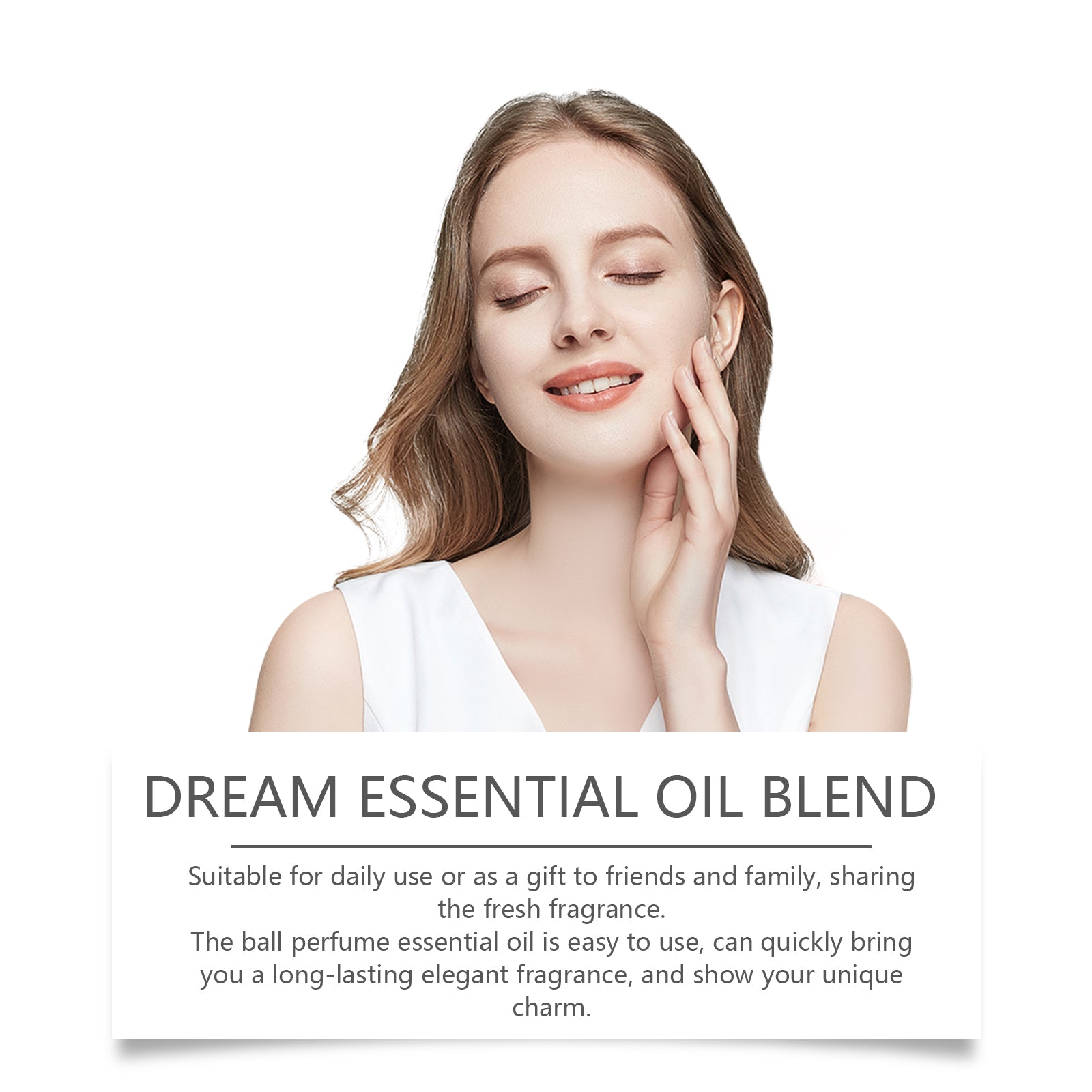 Roll-On Perfume Essential Oil Ylang Ylang Roll-On Perfume Design Natural Fresh Light Fragrance Portable Elegant Fragrance Essential Oil