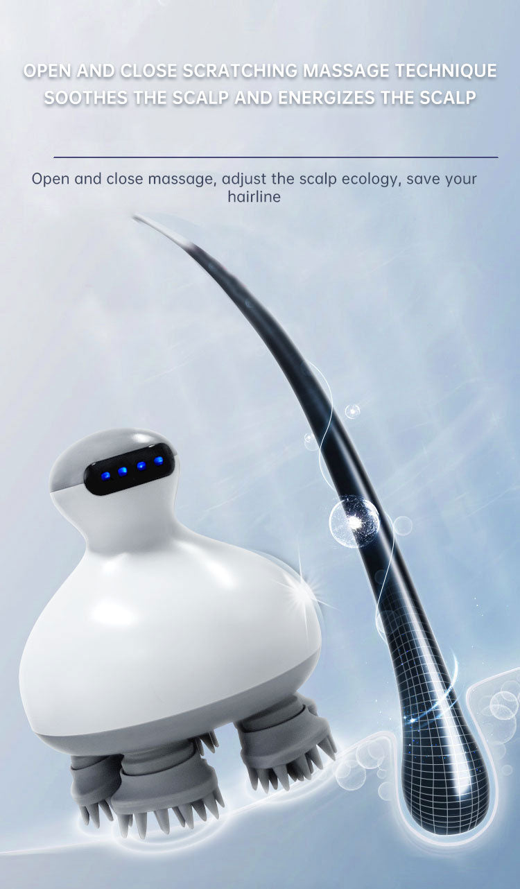 Head Massage Health Care Antistress Relax Body Massagem Deep Tissue Electric Vibrating Head Massager Hair Scalp Massager