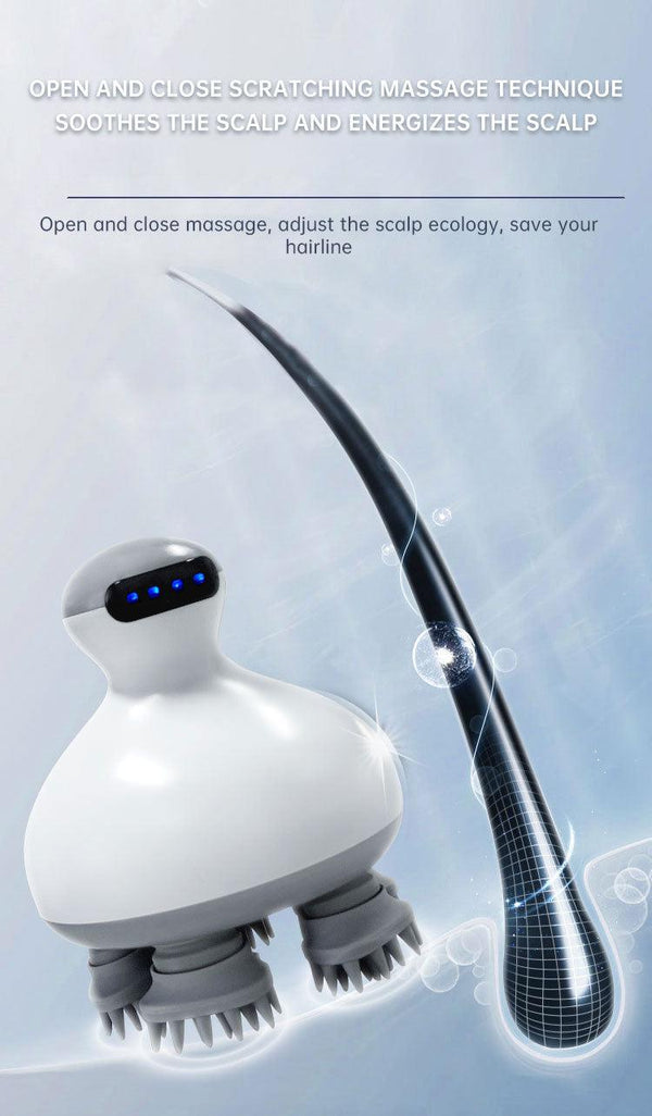 Head Massage Health Care Antistress Relax Body Massagem Deep Tissue Electric Vibrating Head Massager Hair Scalp Massager