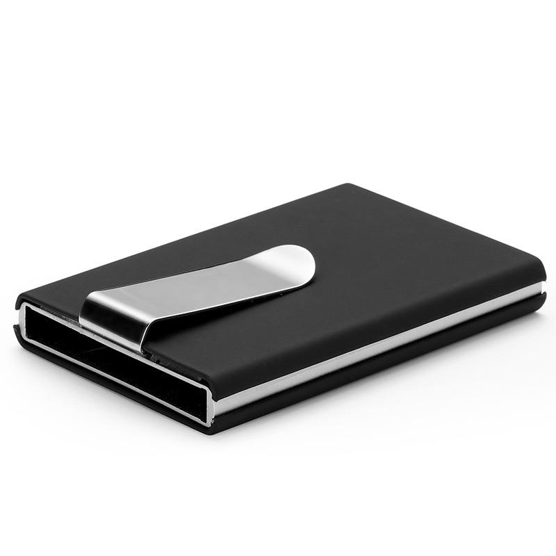 Men's Wallets Credit card holder Automatic card sets business aluminum wallet card sets cash clip holder