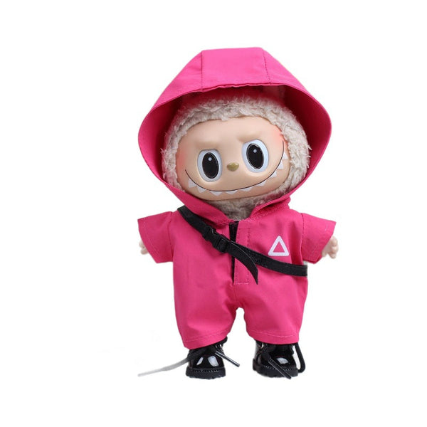 17cm Labrador Macaron Pendant Doll Hoodie Outdoor Sports Hoodie Stormtrooper