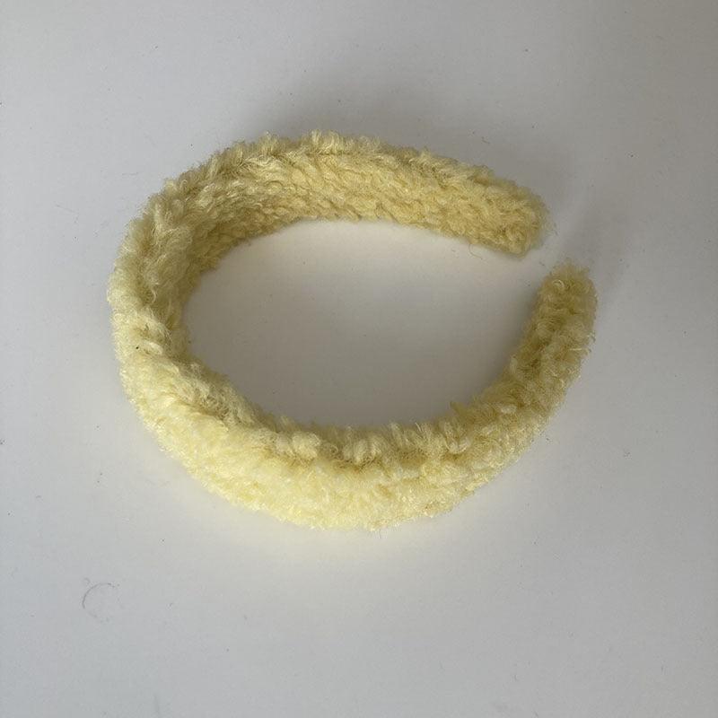 Plush headband hair clip