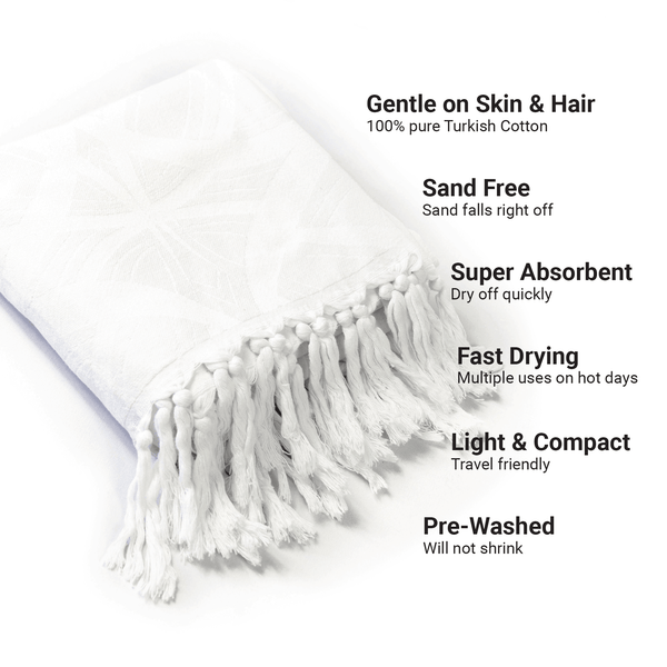 Turkish Towel | Body Towel | White