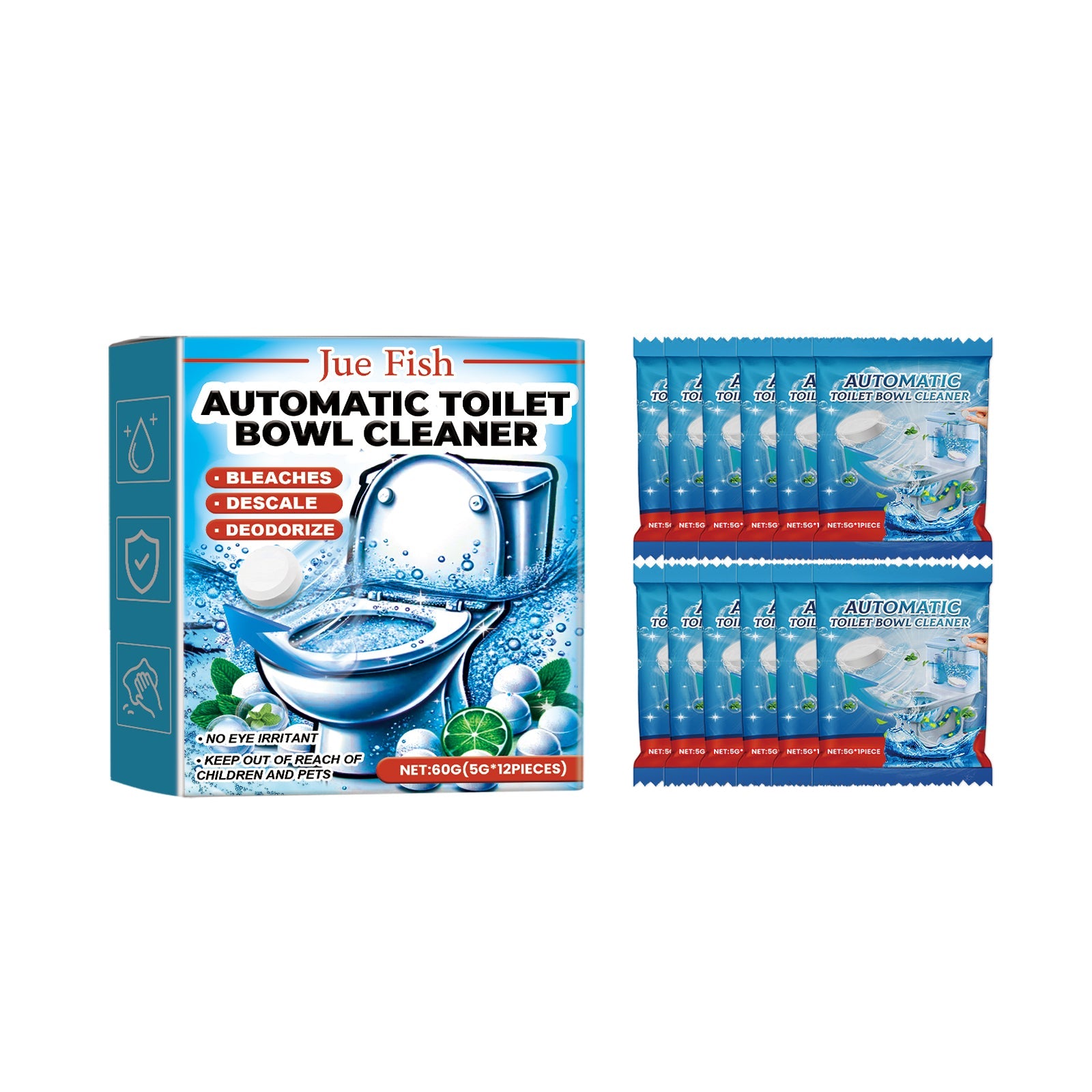 Automatic Toilet Cleaning Effervescent Tablet Toilet Deodorizer Deodorizer Automatic Toilet Odor Effervescent Tablet