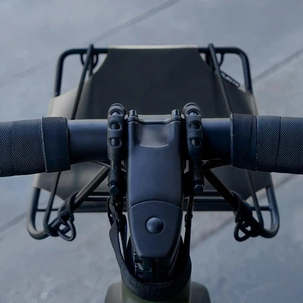 Folding front bike bag, metal bike basket, front carrier, panniers, bike luggage, mountain bike accessories