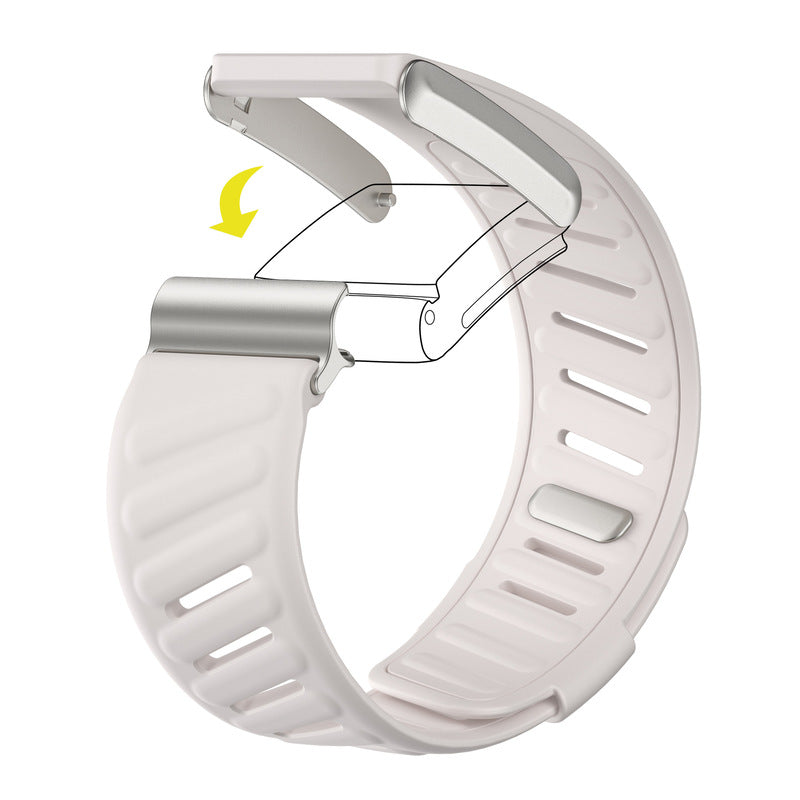 SportFlex Soft-Touch Silicone Wrist Band: a waterproof and sweatproof replacement band that is compatible with the WHOOP 4.0 HRM