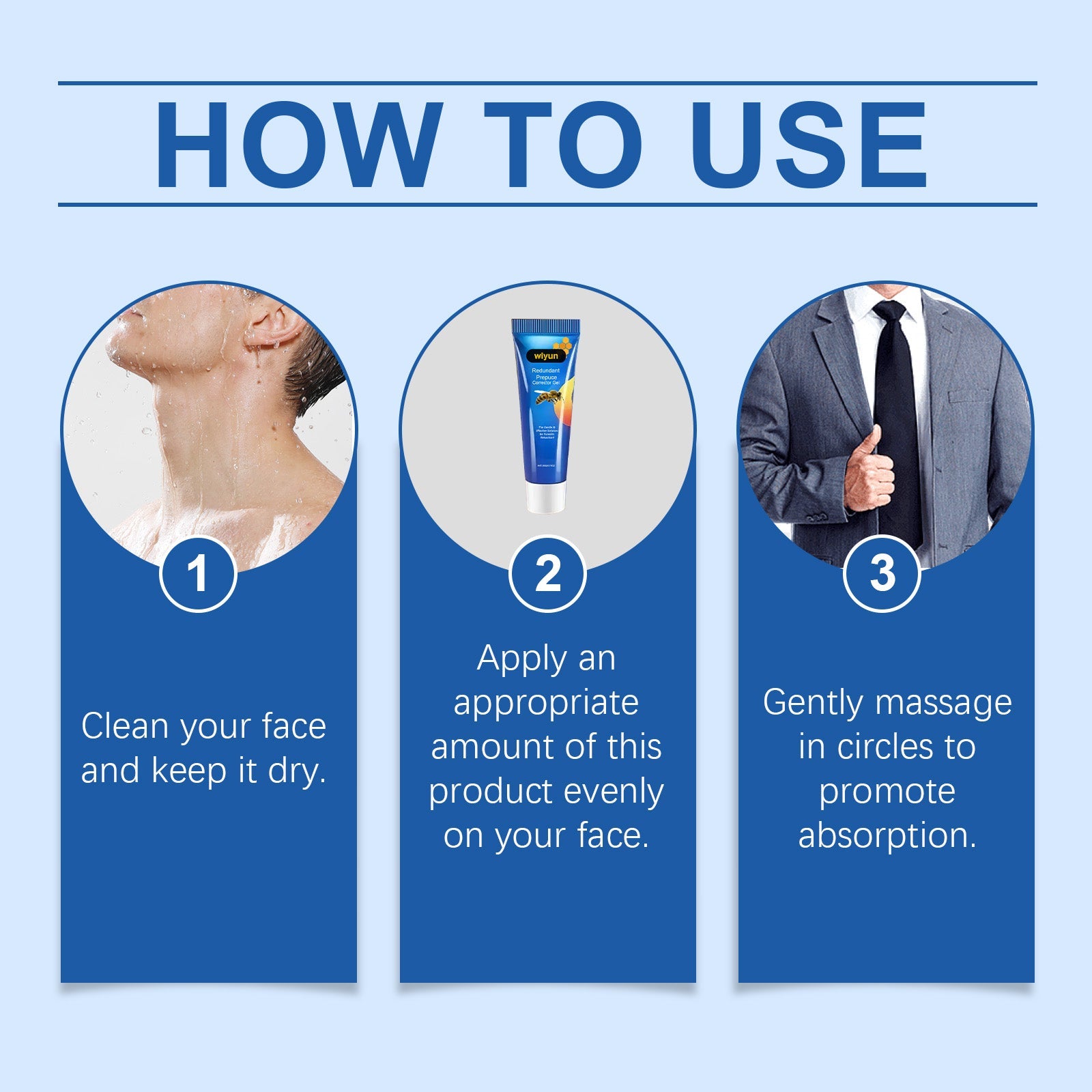 Male Care Gel Relieves Discomfort Refreshing Moisturizing Repair Cleaning Massage Treatment Gel For Adults