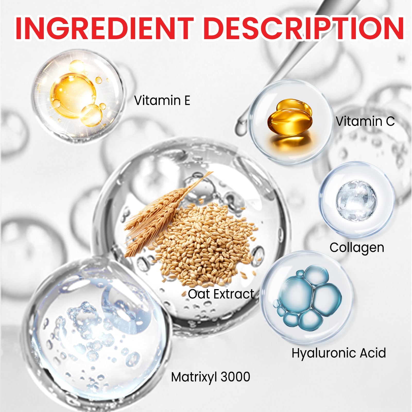 Face Anti-Wrinkle Essence, Firming Skin Lightening Lines And Anti-Aging Collagen Moisturizing Essence