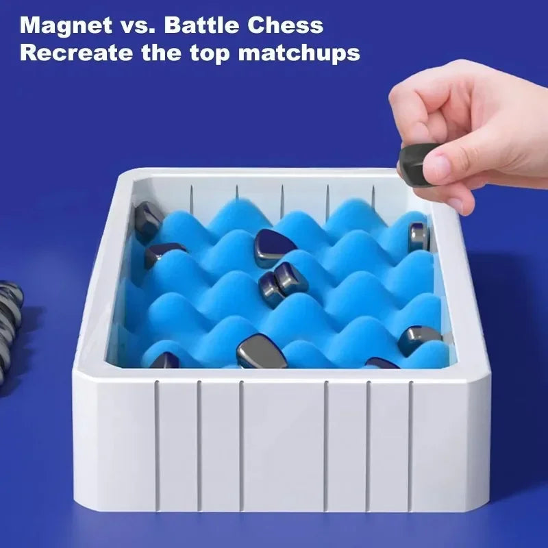 Magnetic Chess Game Magnet Board Game Table Top Magnet Game Family Games For Kids/Adults Thinking Training For Educational Toys
