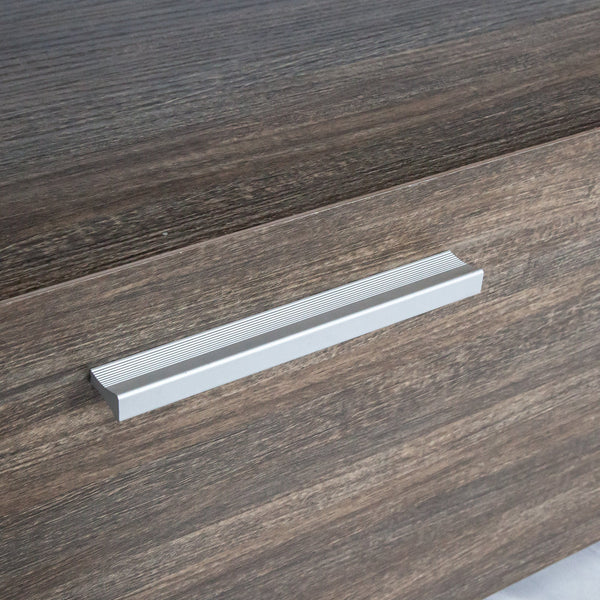 20 minutes quick assembly brown simple modern TV stand Brown TV bracket with LED Color Changing Lights for Living Room