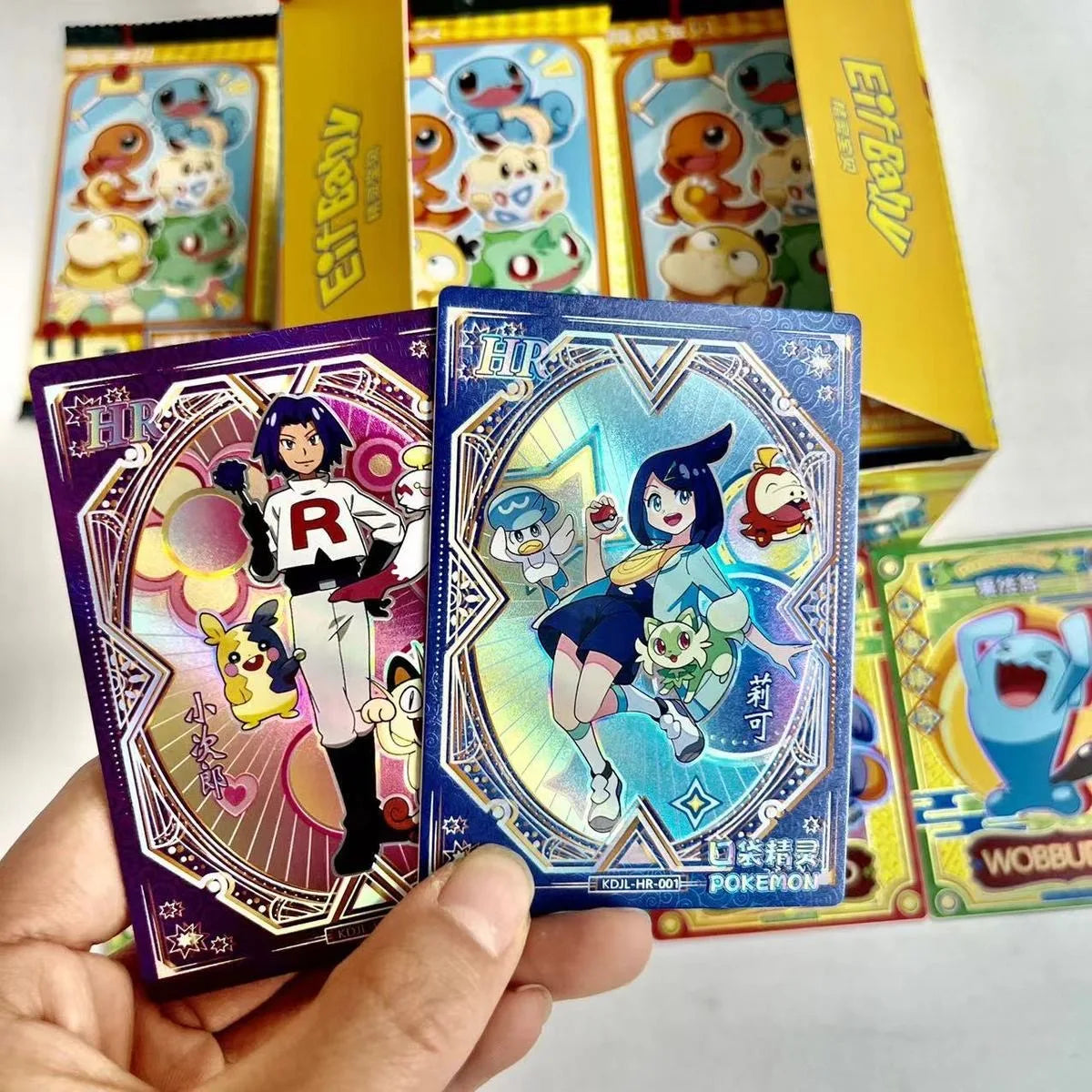 Mika's first Pok é mon collection interchangeable hidden cards character cards flash cards