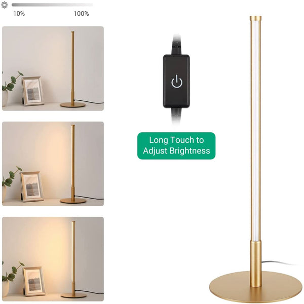 Golden Table Lamp Iluminating
