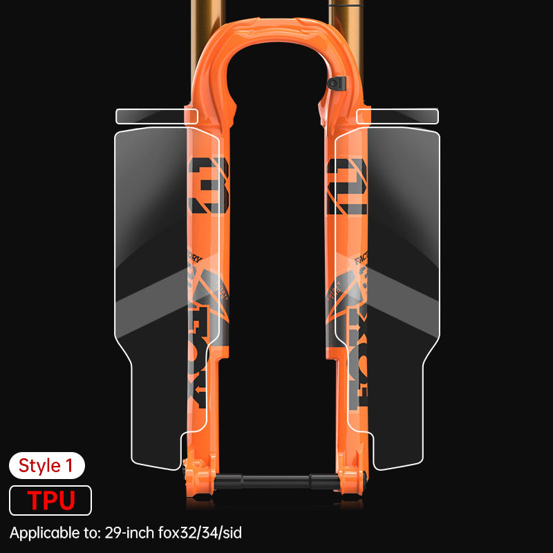 Bike fork protective stickers, mountain bike protective film, scratch-resistant stickers, bicycle fork decals