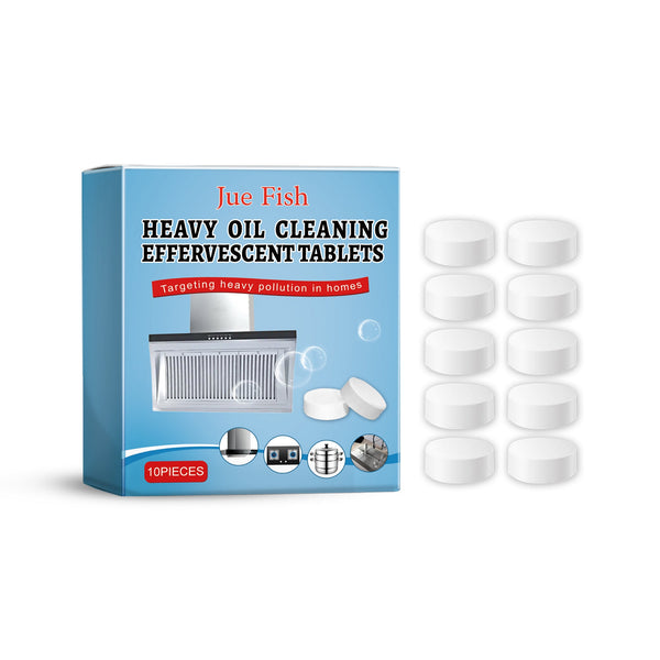 Kitchen Grease Cleaning Tablets, Home Cleaning Kitchen Stove Stains Multi-Functional Oil And Scale Removal