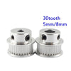 1Pcs GT2 Pulley 30 36 40 60 Tooth 60T 5mm Bore GT2 Timing Pulley for Reprap 3D Printer Parts gt2 pulley 60 teeth - 30T W6 B5-1pcs