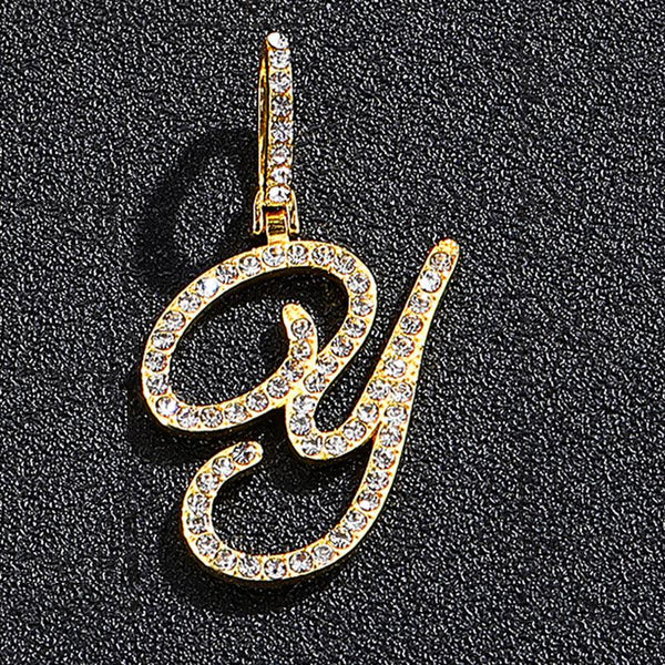 Hip hop accessories grass letter pendant melon seed buckle Cuban chain accessory
