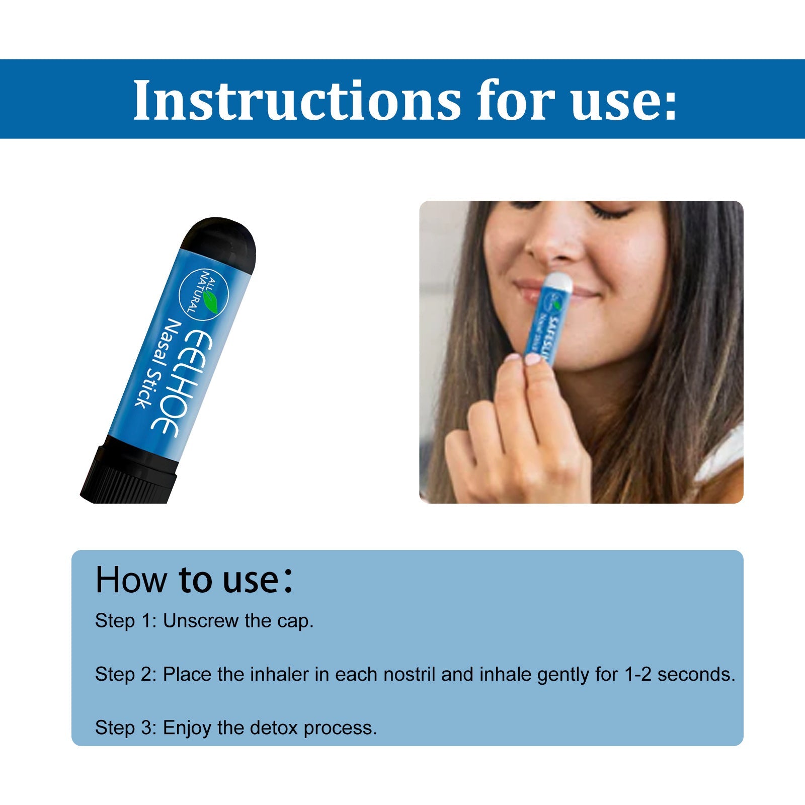 Slimming Nasal Tube Toning Body, Tightening Abdomen, Tightening Thigh Muscles, Refreshing And Refreshing Nasal Tube