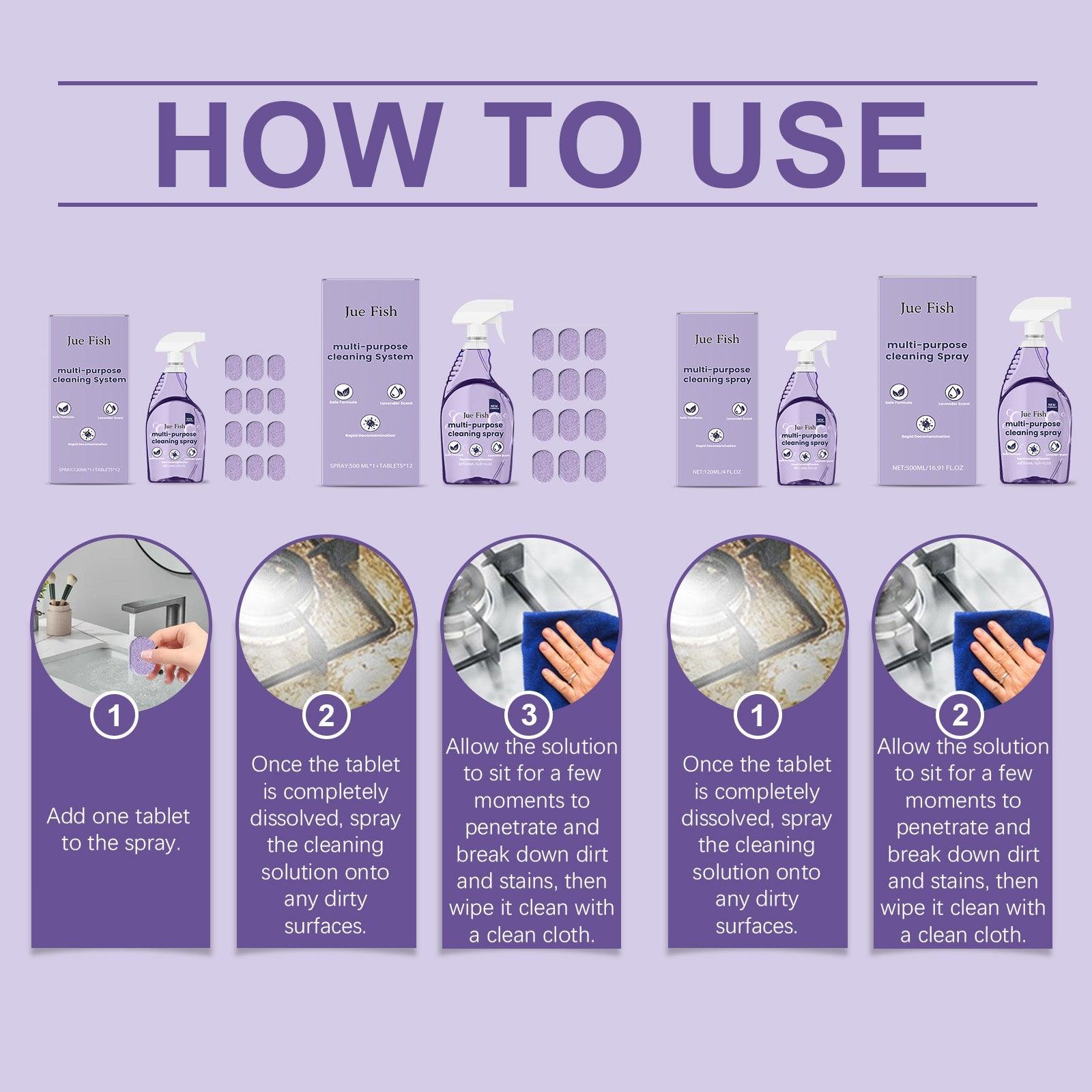 Multi-Purpose Cleaner Easily Cleans Grease Stains On Cooktops And Utensils