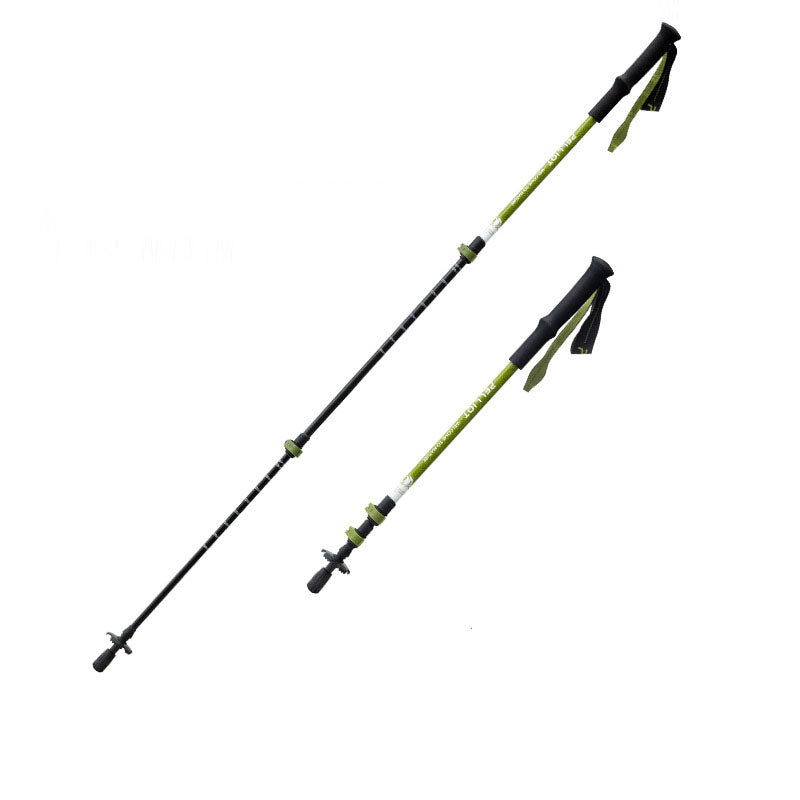 Climbing cane Outdoor telescopic cane Carbon fiber anti slip climbing and hiking folding cane