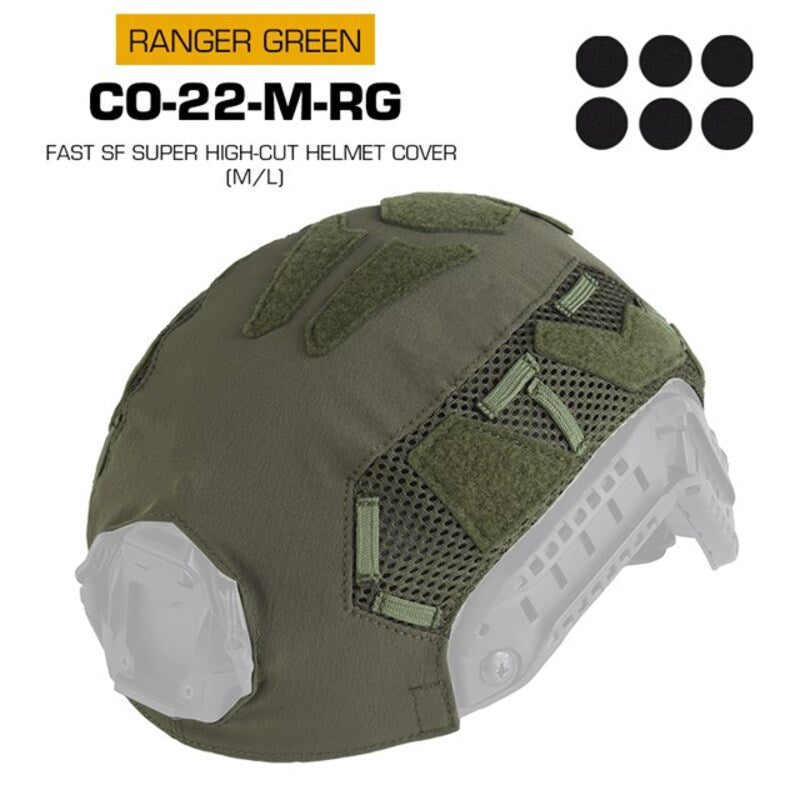 FAST SF Ultra-high Cut Camouflage Helmet Cover (Medium Size, M)