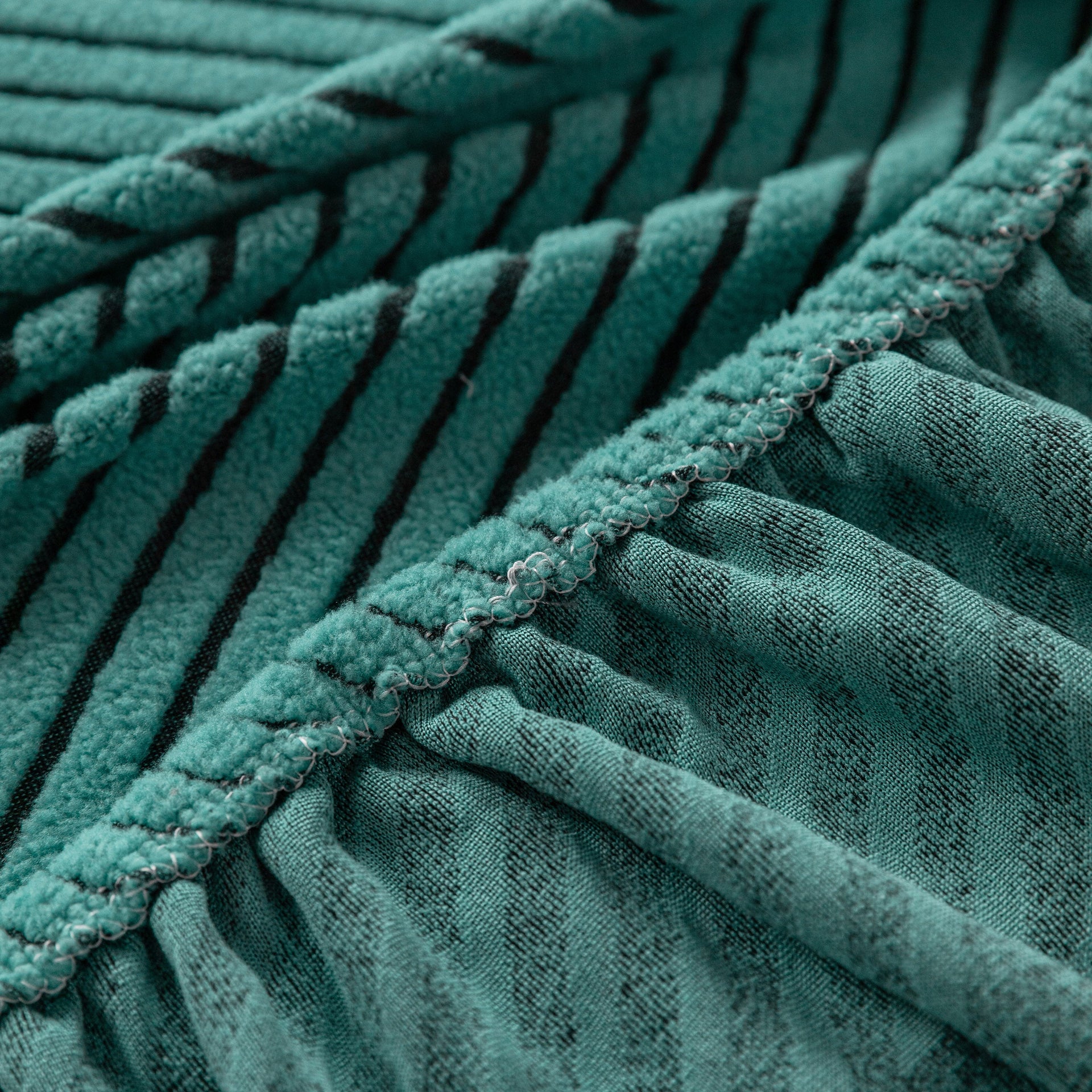 High Stretch Chevron Sofa Cover, Soft Washable Textured Jacquard Slipcover for Couch