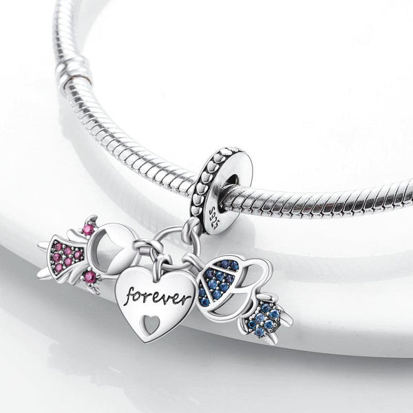 Original 925 Sterling Silver Beaded DIY Bracelet Necklace Jewelry Accessories