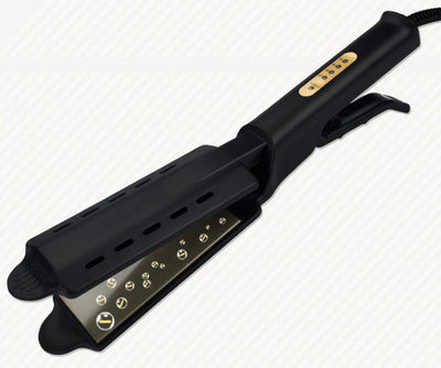 Hair Straightener Four-gear temperature adjustment Ceramic Tourmaline Ionic Flat Iron Hair Straightener For Women Widen panel